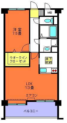 五番館間取り1LDK